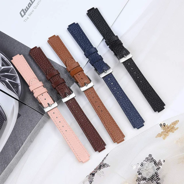 Alt view image 7 of 7 - Genuine Leather Bands Compatible with Fitbit Inspire 3/Inspire 2/Inspire HR/Inspire,Soft Sport Straps Adjustable Replacement Wristbands for Women Men 02