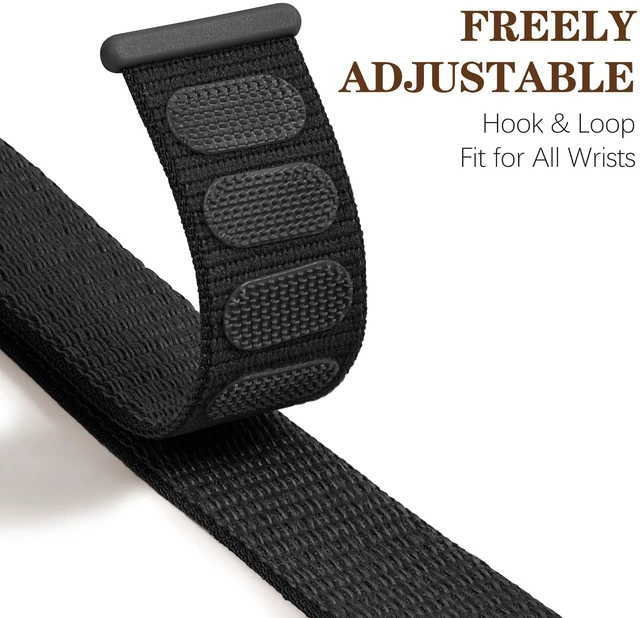 Alt view image 2 of 7 - 5 Pack Sport Loop Nylon Compatible with Fitbit Charge 6/Fitbit Charge 5 Bands, Soft Nylon Breathable Washable Replacement Wristband for Charge 6/Charge 5 Men Woman