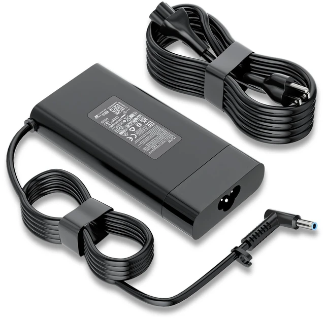 Main image of 150W 135W Laptop Charger for HP ZBook OMEN Victus Pavilion 15 16 17 Gaming New Portable AC Adapter, Multi-Protection, Smart Chip, Fast charging, Replacement for HP Computer, GaN, 19.5V-7.7A TPN-CA11