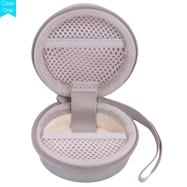 Alt view image 3 of 7 - Hard Travel Case for Anker Soundcore Sleep A30/A20 Earbuds,Brown EVA Hard Shell, Mesh Pocket Accessory Storage, Impact Resistant Protection, Travel-Ready Portable, Protective Case Only
