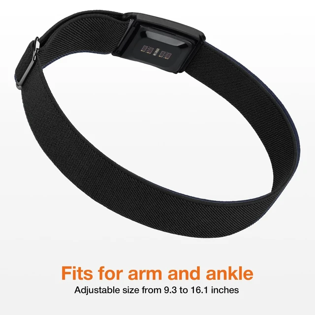 Alt view image 3 of 7 - Stretchy Nylon Arm Band Soft Breathable Elastic Adjustable Bicep Band with Case Compatible with Whoop 5.0