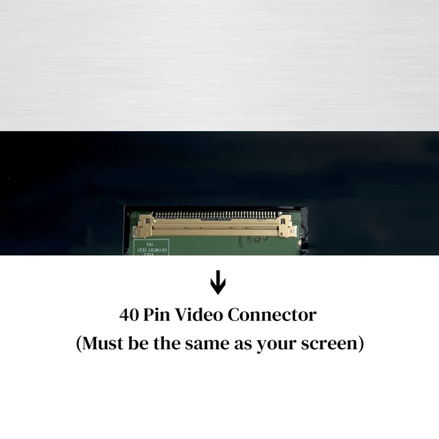 Alt view image 6 of 7 - LCD Screen Replacement for Asus ROG Zephyrus G14 GA401Q, FHD 1920X1080 40Pin Matte, LED Non Touch Display (144Hz- 40 pin Connector)