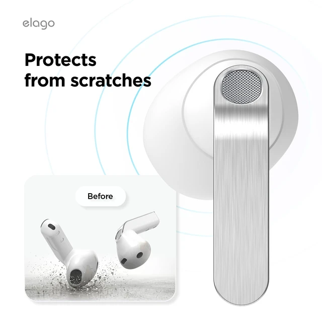 Alt view image 3 of 7 - 2 Pairs Ear Tips Cover for Galaxy Buds 4 Anti Slip Silicone Cover, Anti Scratches, Fit in The Case, Installation Guide (1 Pair of Each) (Dark Grey & White)