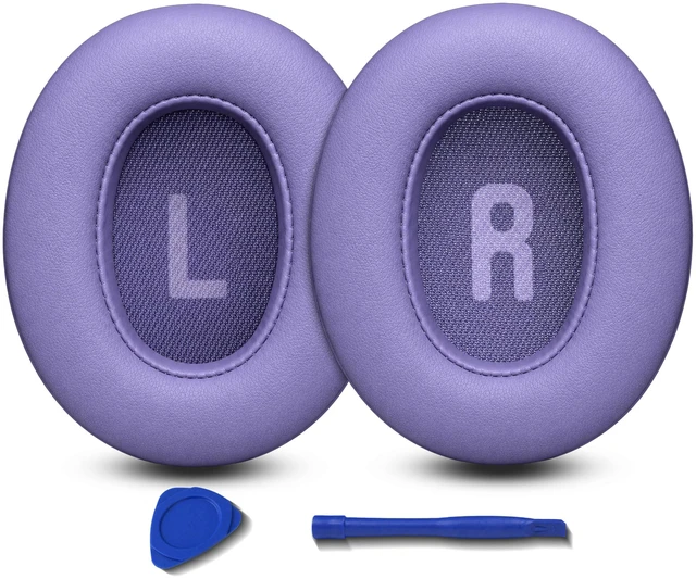 Main image of Replacement Ear Pads for JBL Tune 700BT, 710BT, 720BT, 750BTNC, 760NC, 770NC Headphone, Extra Thick Cushions, Ear Cups Cover, Soft LeatherMemory Foam Headset Earpads (Purple)