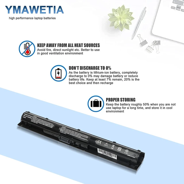 Alt view image 5 of 6 - KI04 K104 Notebook Battery Replecement for HP Pavilion 14-ab 14T-ab 15-ab 15-an 17-g Series 800049-001 TPN-Q158 HSTNN-LB6S Spare 800050-001 800010-421 800009-421 KI04 Notebook Laptop Battery