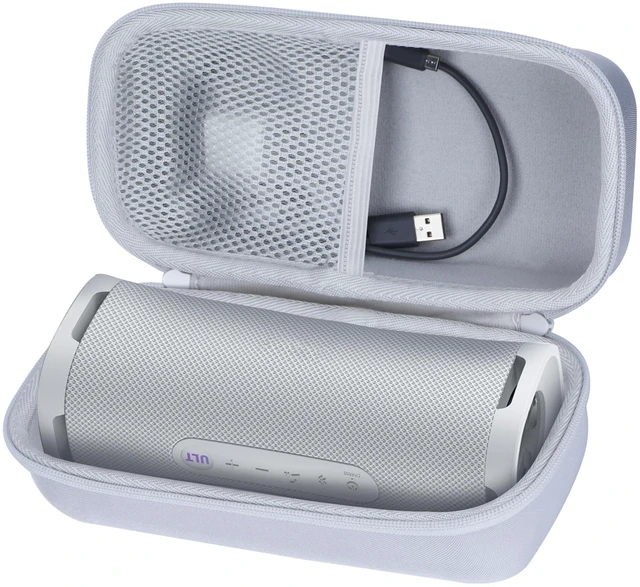 Alt view image 2 of 7 - Storage Case Compatible with Sony ULT Field 1 Portable Speaker Lightweight & Carry, Dustproof Storage, Travel Friendly, Portable for Daily Use, Off White Case