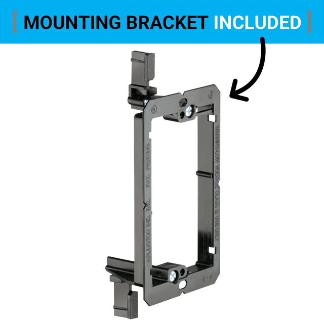 Alt view image 5 of 7 - Stainless Steel Cable Pass Through Wall Plate for HDMI & Ethernet Grommet Wall Plate for In-Wall Cable Management, Wire Concealment, TV, HDMI, Ethernet, Speaker Wires & Home Theater Systems