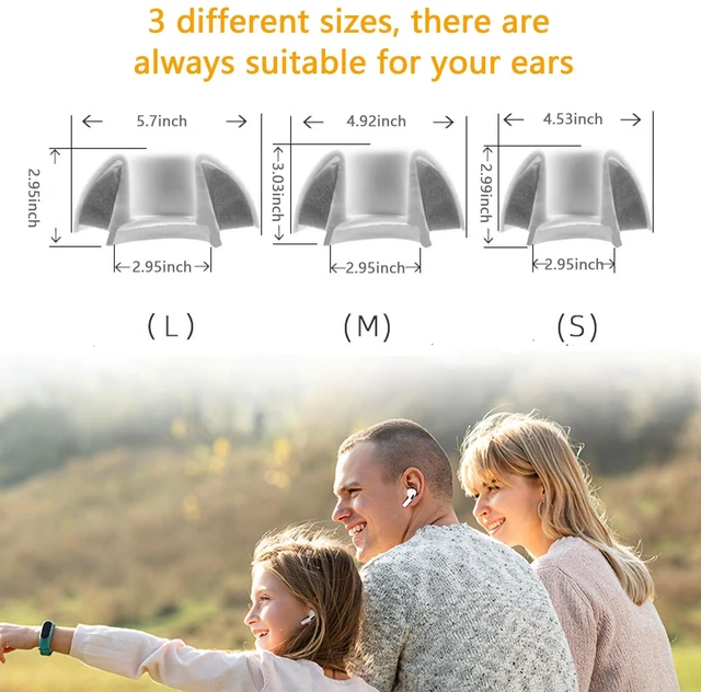 Alt view image 6 of 7 - Upgraded Memory Foam&Silicone Hybrid Ear Tips for AirPods Pro 1st & 2nd Gen,Ultra-Comfort,Anti-Slip Eartips,Perfect Noise Reduction,Fit in The Charging Case,3 Pairs(Grey, Small)