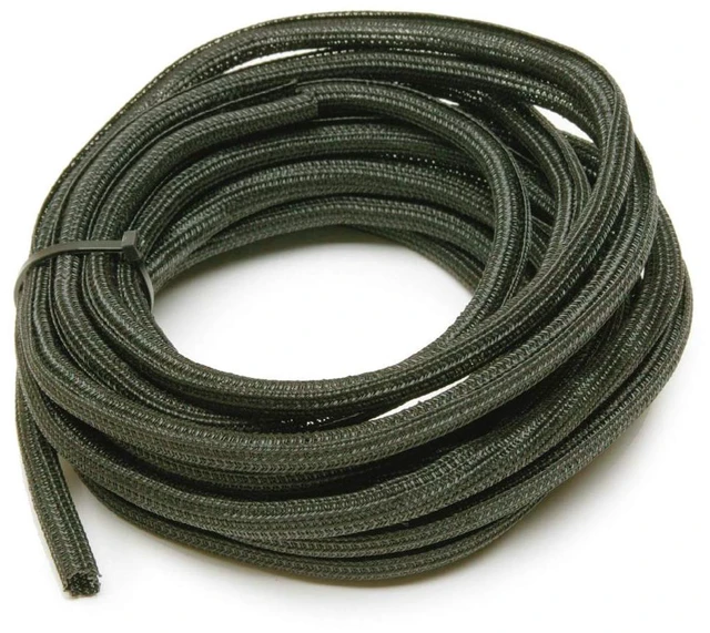 Main image of Performance 70901 PowerBraid Split Braided Sleeving, 1/4" Diameter, 20' Length, Black