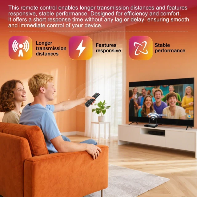 Alt view image 4 of 6 - Remote Control for superbox S1, S2, S3, S4, S5, S6, S7, Octastream Q1, Elite II, MAX IV, Elite Max, Prime, Ultra