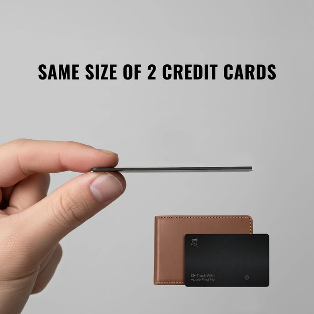 Alt view image 4 of 7 - Trackable Tracker Card, Compatible with Apple Find My App Long Lasting Battery (5 Months), Wireless Charging, Ultra-Slim Design, Audible Ping Alerts, Durable & Water-Resistant