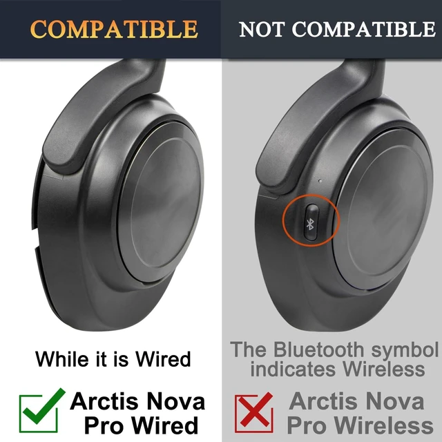 Alt view image 3 of 6 - Mesh Earpads for Arctis Nova Pro Wired, Nova 7/5/4/3/1 - Aqua (Not Fit Nova Pro Wireless), for Arctis Nova Pro Wired, Nova (1/1X/1P/3/3P/3X/4/4P/4X/5/5P/5X/7/7X/7P) Headphones