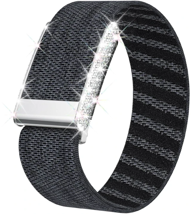 Main image of Diamond Nylon Sport Band Compatible for Whoop 5.0 Bands One Peak Breathable Adjustable Shiny Rhinestone Replacement Wristband Strap for Whoop Band 5.0,NOT Compatible for Life/MG or Whoop 4.0