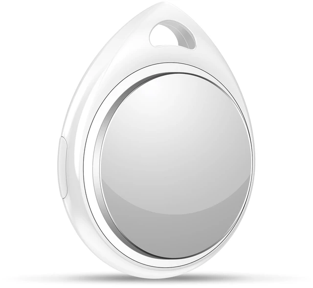 Main image of Smart Tracker Tags, Apple MFi Certified Item Locator for Apple Find My (iOS), Key Wallet Luggage Pet Finder (1Pcs/White) - Included Battery May be Drained