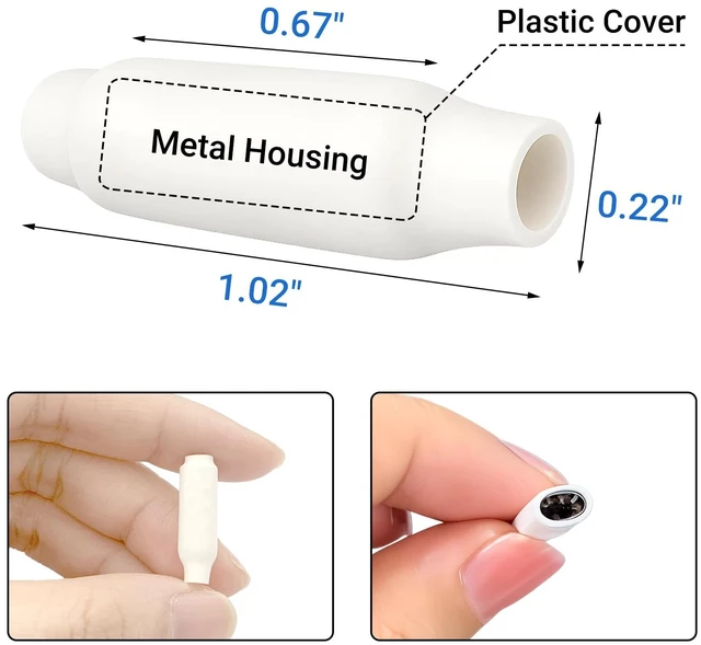 Alt view image 2 of 5 - Low Voltage Wire Connectors, Dry B-Connectors Wire SplicesWire Crimp Bean Type Splice for Low Voltage, White (300 PCS)