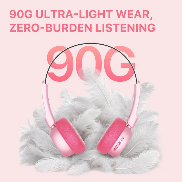 Alt view image 6 of 7 - R1 Retro Wireless Bluetooth Headphones, 60H Playtime, Comfortable Fit