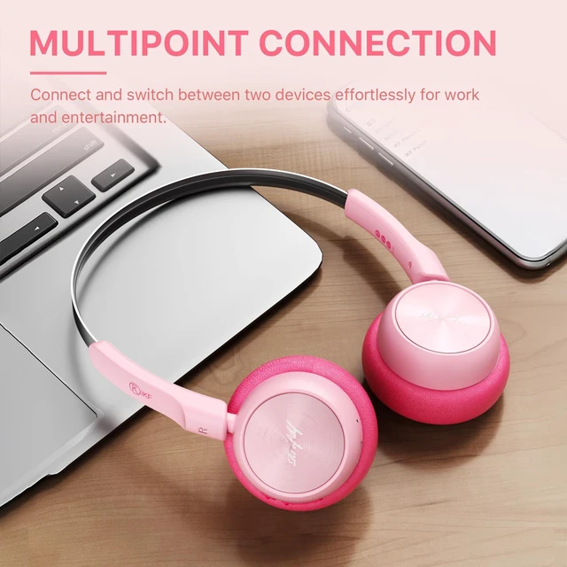 Alt view image 7 of 7 - R1 Retro Wireless Bluetooth Headphones, 60H Playtime, Comfortable Fit