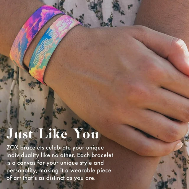 Alt view image 3 of 6 - Interactive Bible Verse Bracelets Trust Bible Pack Compatible with iPhone & Android, Scan for Daily Scripture, Stretchy Elastic Wristband, Fun Gift for Men, Women & Teens
