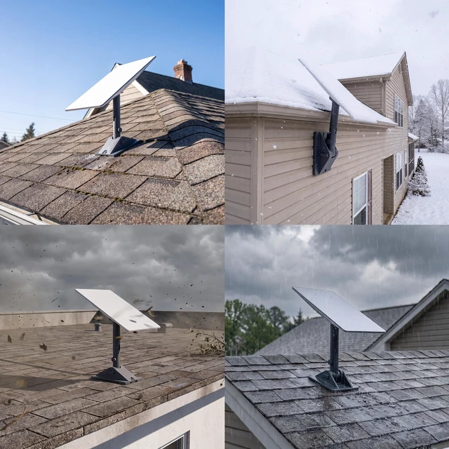 Alt view image 7 of 7 - Starlink Roof Mount, Starlink Standard 4/Gen 3 Pivot Wall Mount Aluminum
