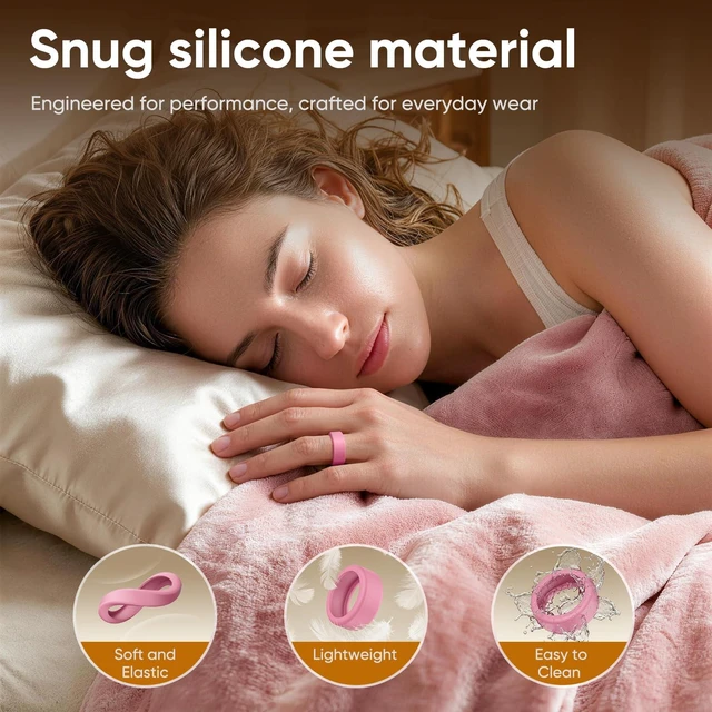 Alt view image 5 of 7 - 15 Pack Silicone Ring Cover Compatible with Oura Ring 4/Gen 3 Ultra-Thin Silicone Cover, Anti-Scratch Protection, Compatible with Samsung Galaxy Ring, Ultrahuman Ring AIR & RingConn
