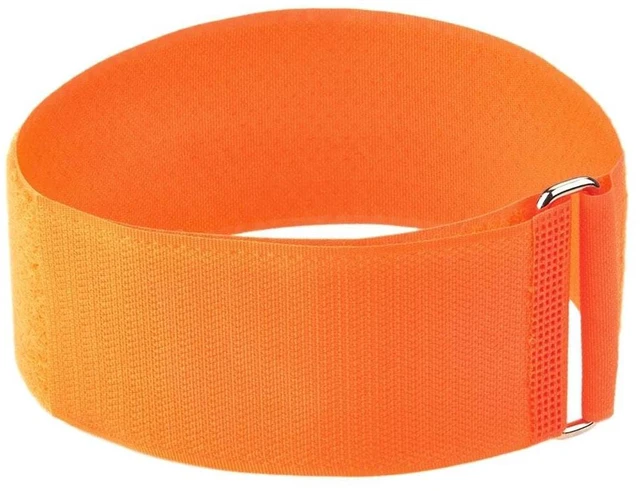 Alt view image 3 of 5 - 2" x 22" Hook and Loop Strap with Metal Buckle, 10 Pack Heavy Duty Nylon Webbing, Adjustable Cable Straps