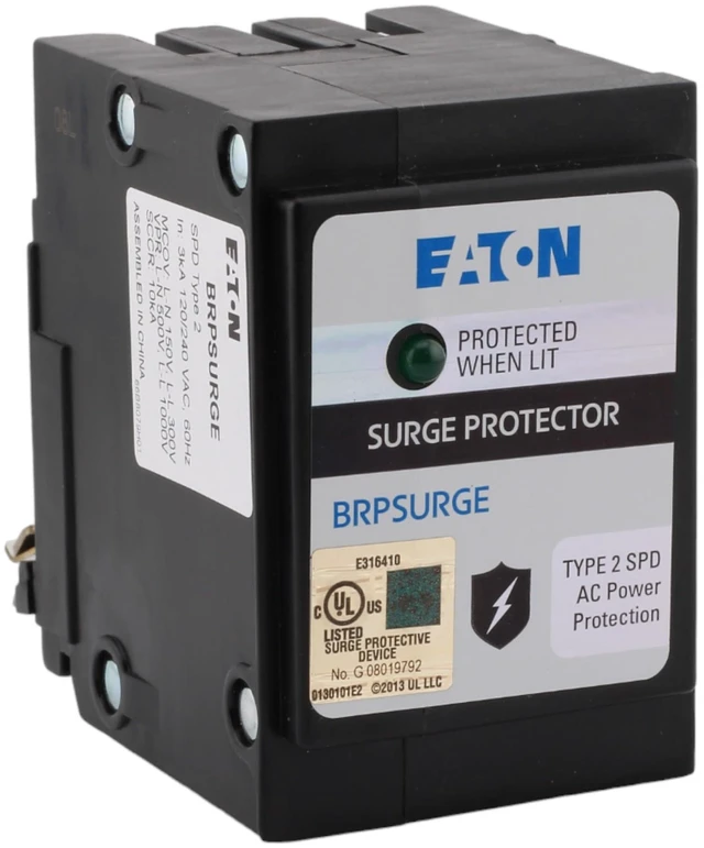 Main image of HAMMER BRPSURGE Type BR 2 Pole Surge Protective Device Surge Arrester - Plug-On Neutral, UL Listed (1)