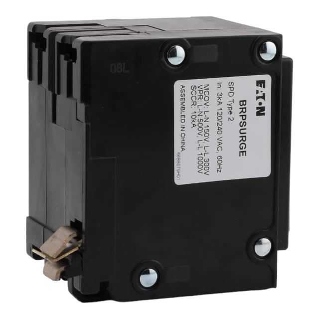 Alt view image 5 of 7 - HAMMER BRPSURGE Type BR 2 Pole Surge Protective Device Surge Arrester - Plug-On Neutral, UL Listed (1)