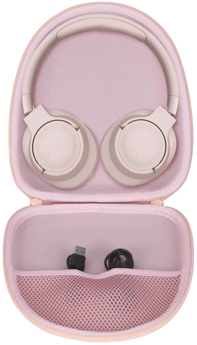 Main image of Hard Case Compatible with JBL Tune 730BT 720BT 510BT Headphones Lightweight & Carry, Dustproof Storage, Travel Friendly, Portable for Daily Use, Pink Case