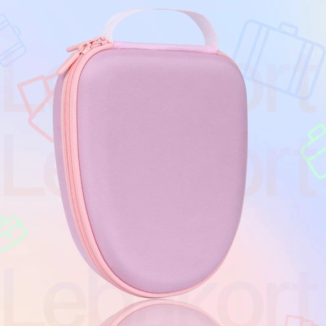 Alt view image 6 of 7 - Hard Case Compatible with JBL Tune 730BT 720BT 510BT Headphones Lightweight & Carry, Dustproof Storage, Travel Friendly, Portable for Daily Use, Pink Case