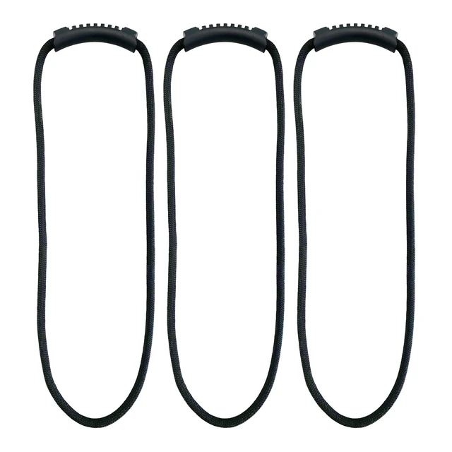 Alt view image 7 of 7 - Loop-It Storage Straps by - 24-inch (3-Pack) Black Extension Cord Organizer, Vacuum Hose Holder, Shop Storage, Air or Water Hose Organizer for your Home, Garage, Boat, RV