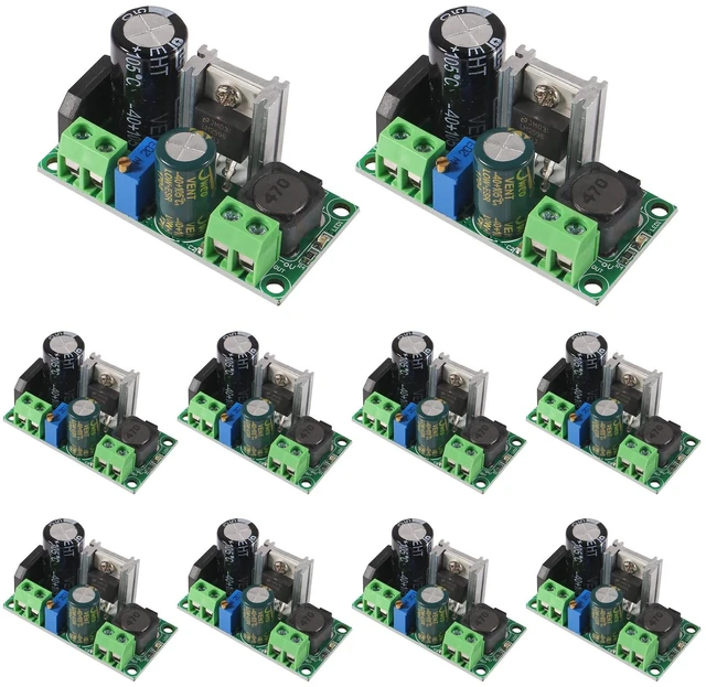 Main image of 10PCS AC/DC to DC Step Down Buck Converter AC 5-30V DC 5-48V 24V 36V 48V to DC 2.5-35V 12V Voltage Regulator Board 2A Adjustable Volt Power Supply Module