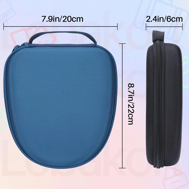 Alt view image 7 of 7 - Hard Case Compatible with JBL Tune 730BT 720BT 510BT Headphones Lightweight & Carry, Dustproof Storage, Travel Friendly, Portable for Daily Use, Pink Case