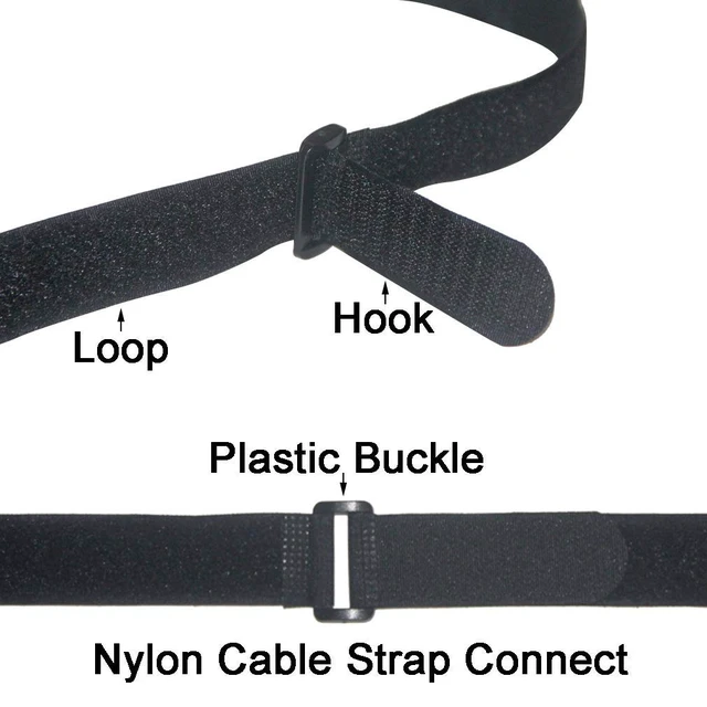 Alt view image 3 of 7 - 16 Pack (36-18) inch Adjustable Hook and Loop Straps Heavy Duty Velcro Securing Cinch Straps for Gear, Lashing Bike Rack,Luggage & Outdoor Use