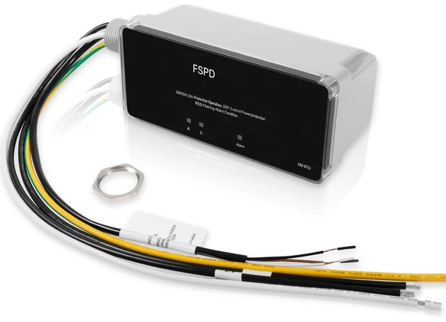 Main image of FSPD140 140kA Whole House Surge Protector, 120/240V 140kA surge capacity for 120/240V single-phase 3-wire systems; LED status and audible alarm; indoor/outdoor enclosure