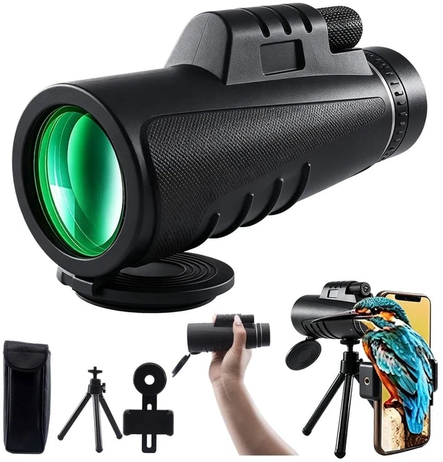 Main image of 8X42 HD Compact Monocular Pocket Telescope BAK4 Prism for Adults HD BAK4 prism monocular compact ideal for bird watching sports events holiday gift for men women
