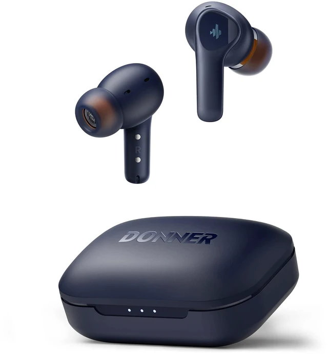Main image of Wireless Earbuds Noise Cancelling, Bluetooth 5.2 Earphones with ENC for Clear Calls, 12mm Drivers & Balanced Armature, App for Custom EQ, 32H Playtime, Fast Charging - Dobuds ONE, Blue