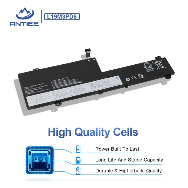 Alt view image 5 of 7 - L19M3PD6 L19L3PD6 Laptop Battery for Lenovo IdeaPad Flex 5-14IIL05 81X1 81WS 5-14ITL05 82LT 82HS 5-14ARE05 81X2 82DF 5-14ALC05 82HU 5-15IIL05 81X3 5-15ITL05 82HT 5-15ALC05 82HV L19C3PD6 L19D3PD6