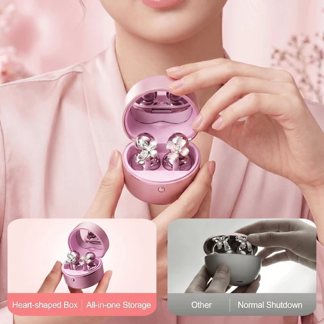 Alt view image 3 of 7 - Love Ear Clip Wireless Earbuds, Open Ear Earring Headphones, Bluetooth 6.0 Ear Cuff Earphones with Mic, Pain-Free Comfortable Fit, Premium Sound for Daily Wear, Work