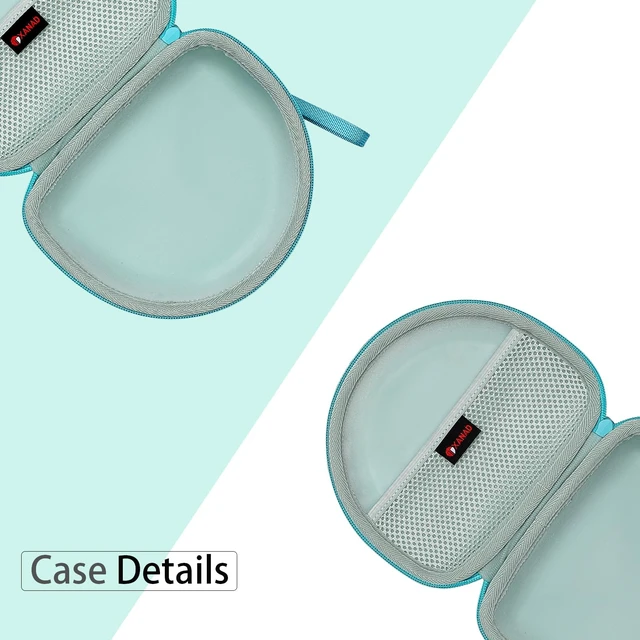 Alt view image 5 of 6 - Hard Case for JBL Junior JR 470NC/460NC/320 Kids Headphones, Green for iClever BTH12 HS19 BTH20 BTH22 BTH26/Candy Bila/Acer/JBL/MIDOLA/JoySpark/JLab/ADOOPE/Spiderman/EarFun/ Etc Kids Headphone