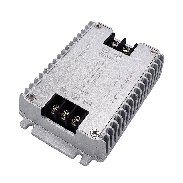 Alt view image 3 of 6 - DC to DC High Efficiency Voltage Converter 24V to 12V 30A 360W Buck Converter DIY Power Supply Step-Down Transformer