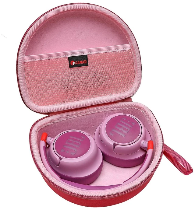Main image of Hard Case for JBL Junior JR 470NC/460NC/320 Kids Headphones, Pink for iClever BTH12 HS19 BTH20 BTH22 BTH26/Candy Bila/Acer/JBL/MIDOLA/JoySpark/JLab/ADOOPE/Spiderman/EarFun/ Etc Kids Headphone