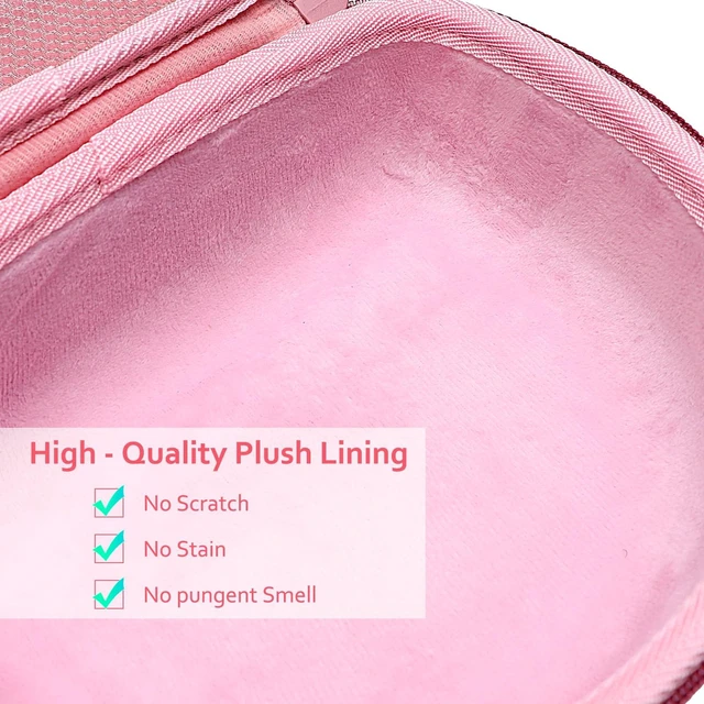 Alt view image 4 of 6 - Hard Case for JBL Junior JR 470NC/460NC/320 Kids Headphones, Pink for iClever BTH12 HS19 BTH20 BTH22 BTH26/Candy Bila/Acer/JBL/MIDOLA/JoySpark/JLab/ADOOPE/Spiderman/EarFun/ Etc Kids Headphone