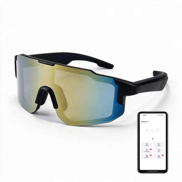 Main image of AI Smart Glasses, Polarized Bluetooth Sunglasses, Safety Glasses with Built-in Mic & HD Open Ear Speakers,Wireless Sport Glasses Indoo Outdoor UV Protection
