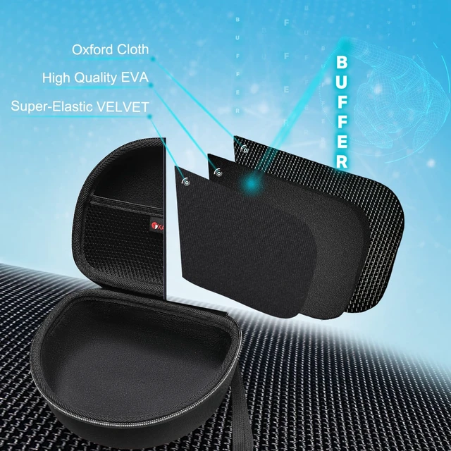 Alt view image 3 of 7 - Hard Case for JBL Junior JR 470NC/460NC/320 Kids Headphones, Black for iClever BTH12 HS19 BTH20 BTH22 BTH26/Candy Bila/Acer/JBL/MIDOLA/JoySpark/JLab/ADOOPE/Spiderman/EarFun/ Etc Kids Headphone
