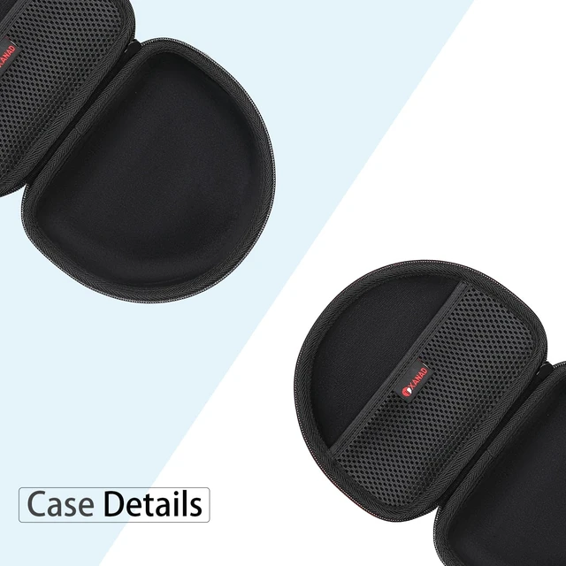 Alt view image 6 of 7 - Hard Case for JBL Junior JR 470NC/460NC/320 Kids Headphones, Black for iClever BTH12 HS19 BTH20 BTH22 BTH26/Candy Bila/Acer/JBL/MIDOLA/JoySpark/JLab/ADOOPE/Spiderman/EarFun/ Etc Kids Headphone
