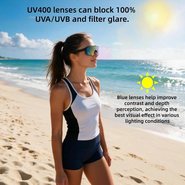 Alt view image 6 of 7 - AI Smart Glasses, Polarized Bluetooth Sunglasses, Safety Glasses with Built-in Mic & HD Open Ear Speakers,Wireless Sport Glasses Indoo Outdoor UV Protection