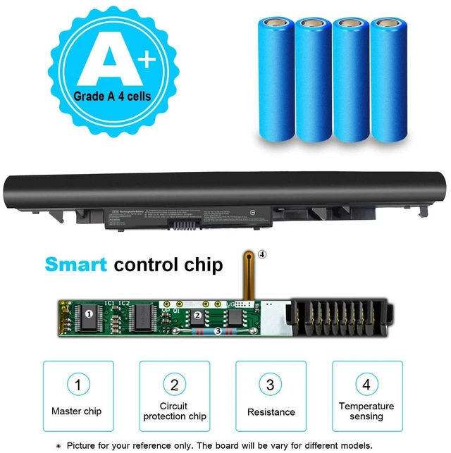 Alt view image 3 of 7 - JC04 JC03 919700-850 919701-850 919681-421 HSTNN-LB7V HSTNN-LB7W HSTNN-DB8E Battery for HP 15-bs0xx 17-bs0xx 15-bs1xx 15-bs015dx 15-bs013dx 15-bs192od 17-bs011dx 15-bs 17-bs 15-bw 17z-ak000 Series