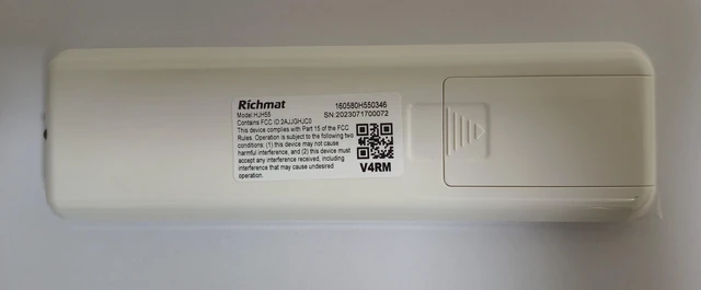 Alt view image 6 of 6 - RICHMAT Wireless HJH55 Remote Control and HJC18 Control Box for Adjustable Bed