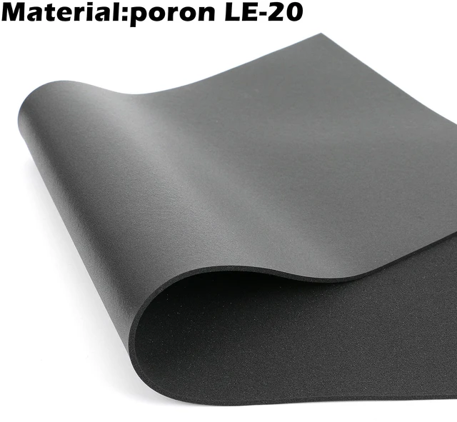 Alt view image 3 of 6 - Keyboard Foam, Sound Dampening Poron Foam for Keyboard Black (H 3mm) Keyboard Dampening Foam for Keyboard Case & Mechanical Keyboard Bottom Spacebar Dampeners Made of LE-20 Poron Keyboard Mat