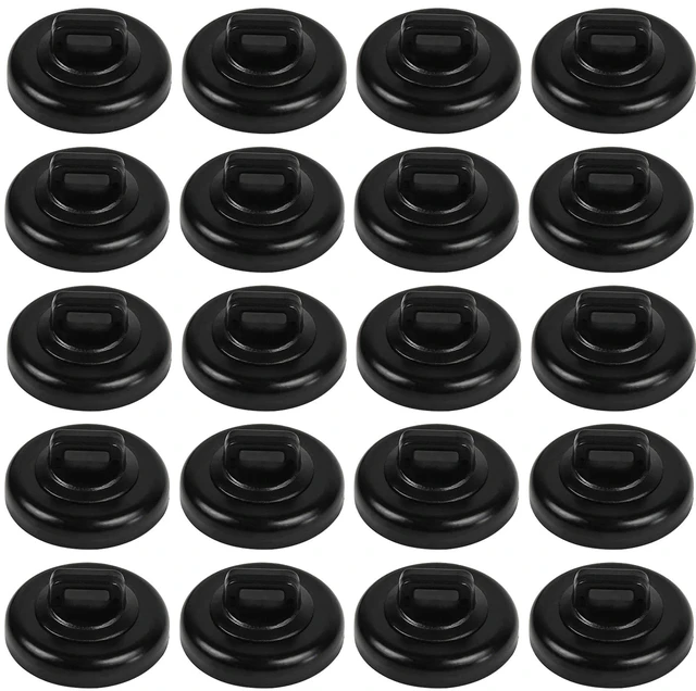 Main image of Magnet Zip Tie Mount Magnetic Zip Ties Mount Base Holder Multipurpose Wire Cable Holder Mount Wire Clips Management for Home Office Marine Electrical Wiring (D23 20Pcs)